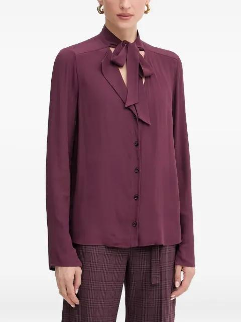 bow-neck blouse by PATRIZIA PEPE