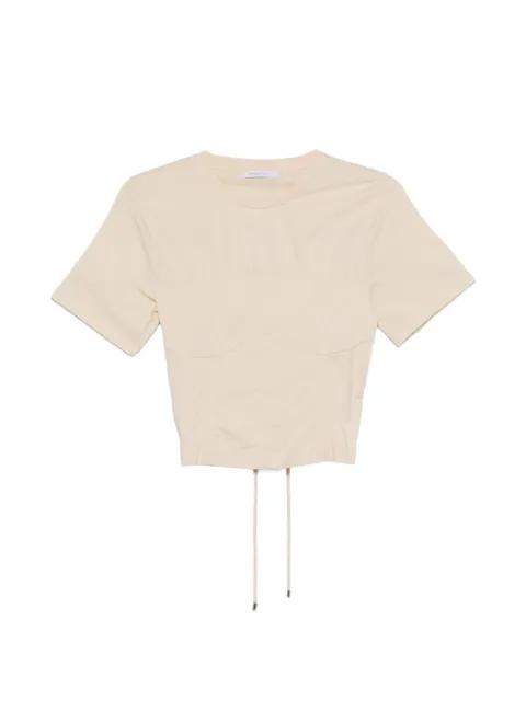 bustier laced T-shirt by PATRIZIA PEPE