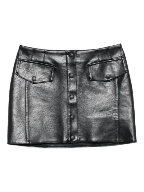 button-fastening pocket mini skirt by PATRIZIA PEPE