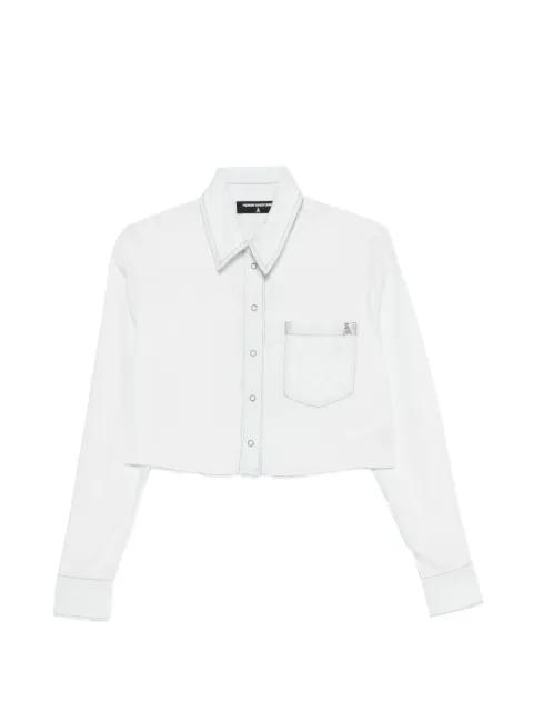buttoned cropped shirt by PATRIZIA PEPE