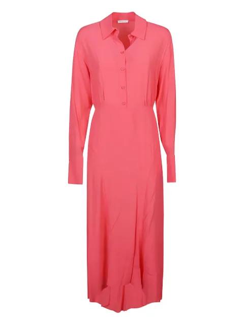collar-detail midi dress by PATRIZIA PEPE