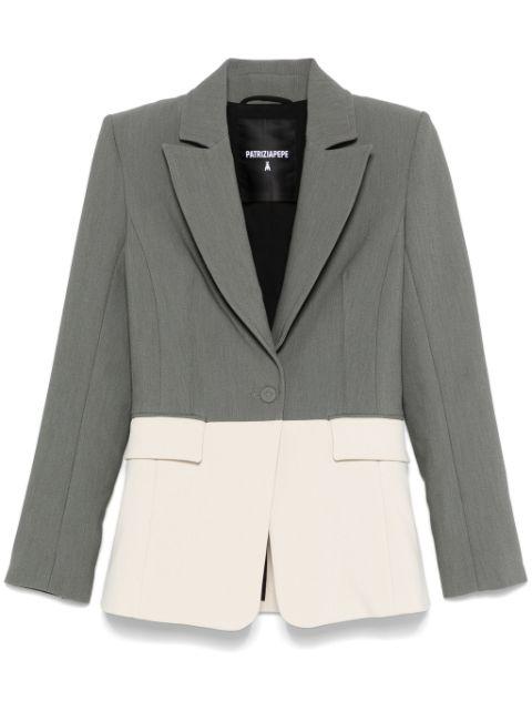 colour-block blazer by PATRIZIA PEPE