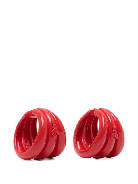 coloured circle ear cuffs by PATRIZIA PEPE