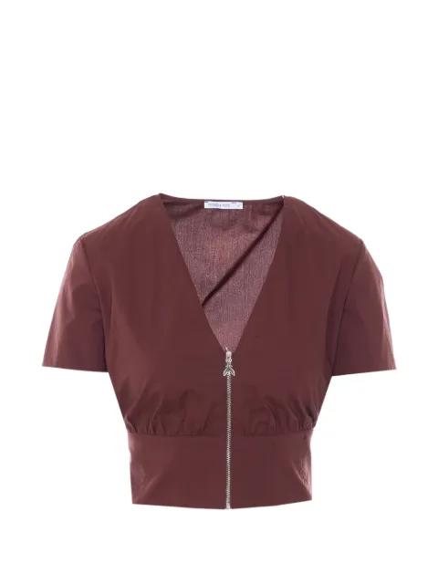 cropped blouse by PATRIZIA PEPE