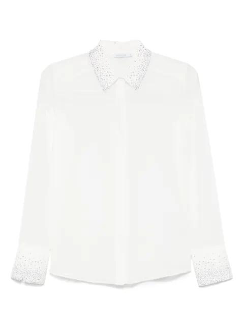 crystal-embellished georgette shirt by PATRIZIA PEPE