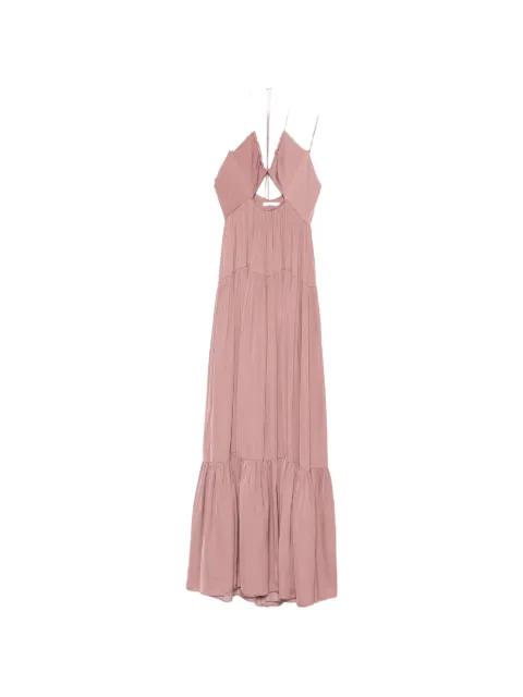 cut-out detail maxi dress by PATRIZIA PEPE