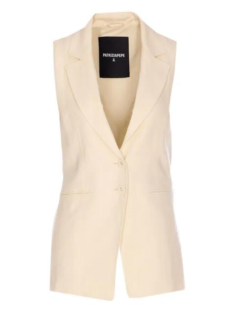 cut-out waistcoat by PATRIZIA PEPE