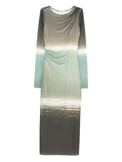 degradé-print midi dress by PATRIZIA PEPE