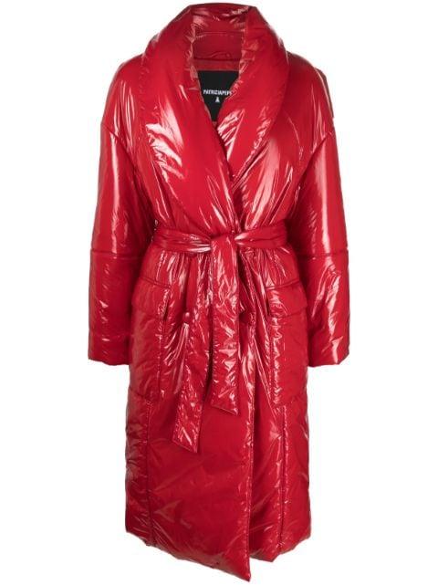 double-breasted padded coat by PATRIZIA PEPE