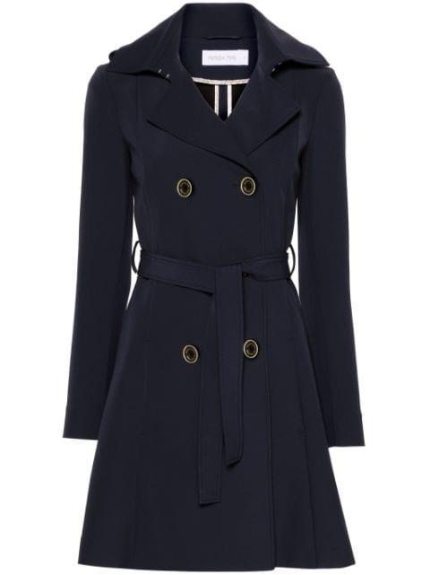 double-breasted trench coat by PATRIZIA PEPE