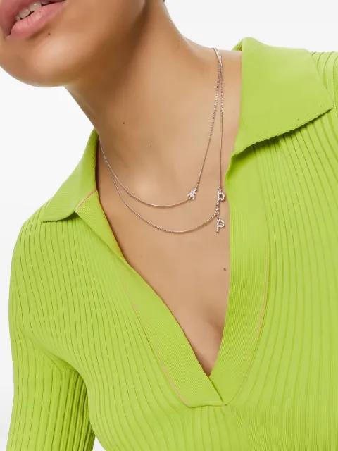 double-chain necklace by PATRIZIA PEPE