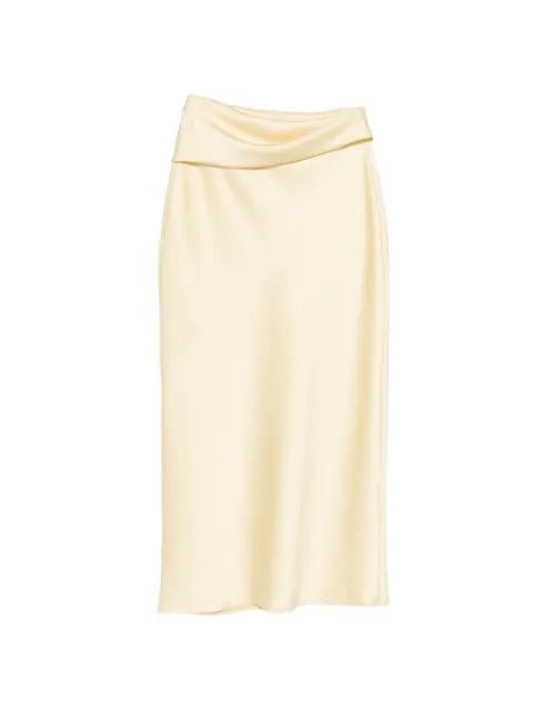 draped midi skirt by PATRIZIA PEPE