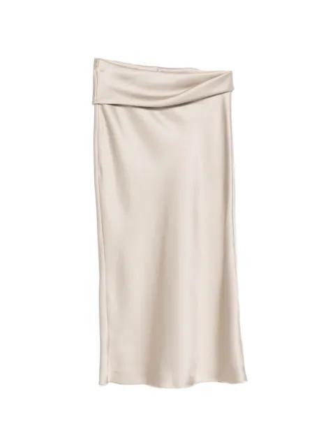 draped midi skirt by PATRIZIA PEPE