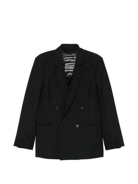 embellished double-breasted blazer by PATRIZIA PEPE