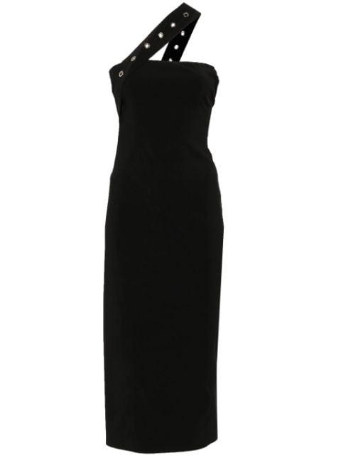 eyelet-detail midi dress by PATRIZIA PEPE