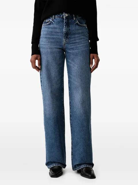 faded straight-leg jeans by PATRIZIA PEPE