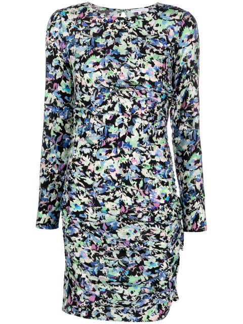 floral-print ruched dress by PATRIZIA PEPE