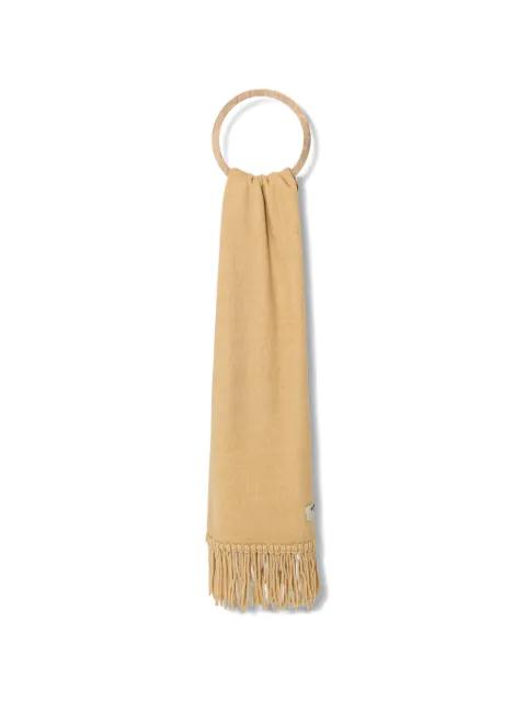 fringed knitted scarf by PATRIZIA PEPE