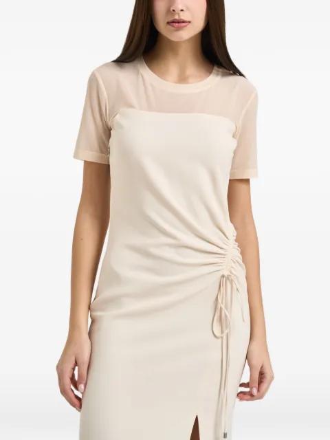 gathered split dress by PATRIZIA PEPE
