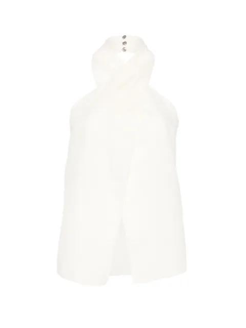 halterneck top by PATRIZIA PEPE