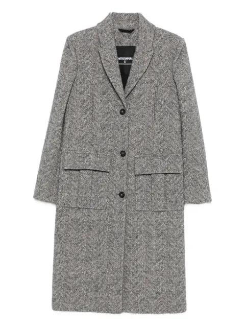 herringbone coat by PATRIZIA PEPE
