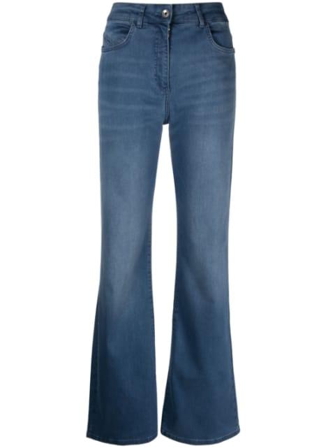 high-waisted flared jeans by PATRIZIA PEPE