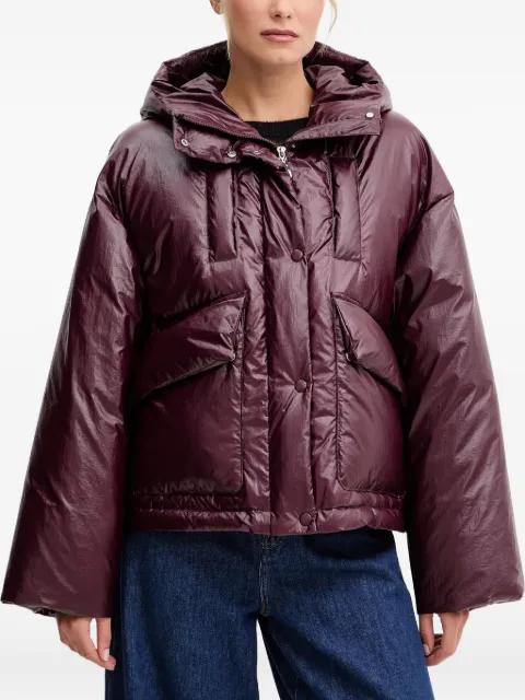 hoodied-neckline padded jacket by PATRIZIA PEPE
