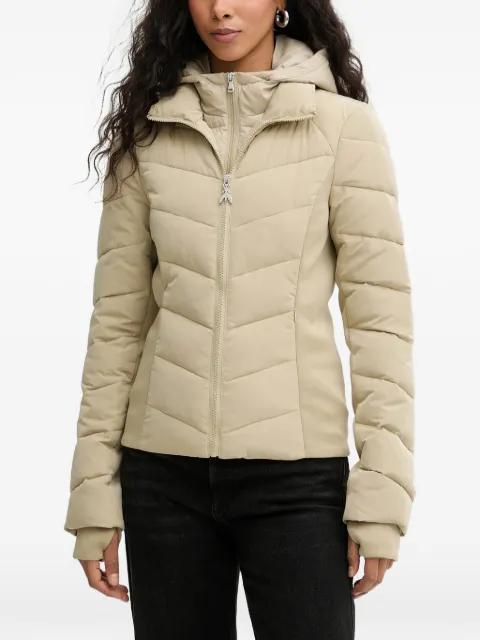 hoodied padded jacket by PATRIZIA PEPE