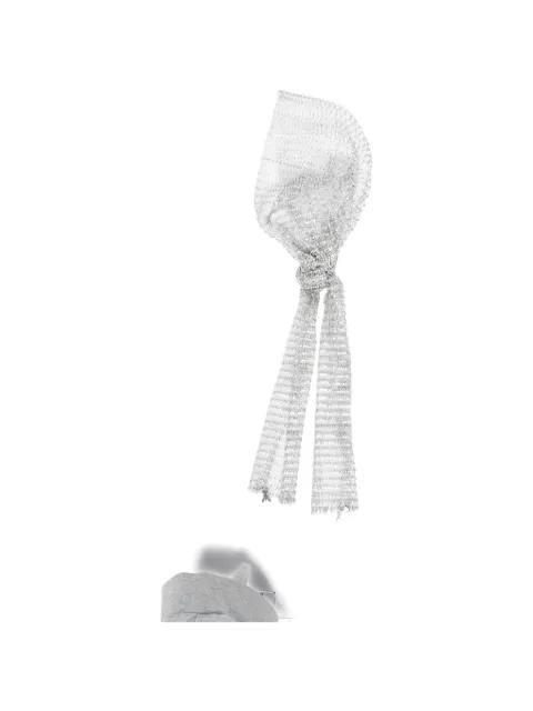 jewelled mesh headdress by PATRIZIA PEPE