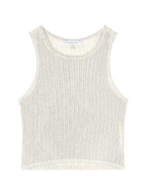 knitted tank top by PATRIZIA PEPE