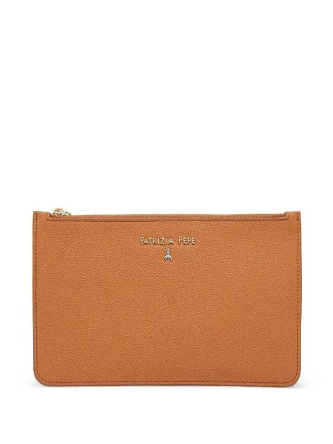 leather clutch bag by PATRIZIA PEPE