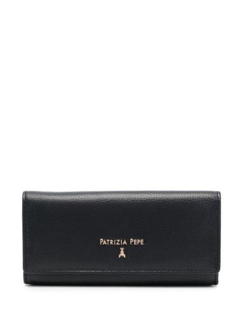 leather logo-detail purse by PATRIZIA PEPE