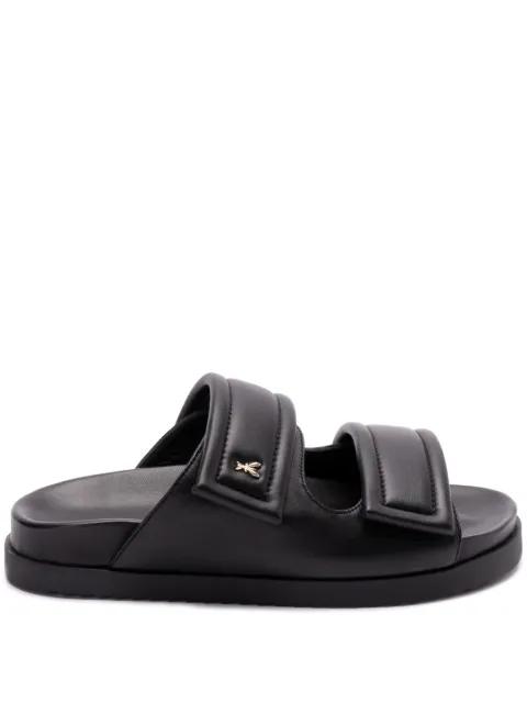 leather slides by PATRIZIA PEPE