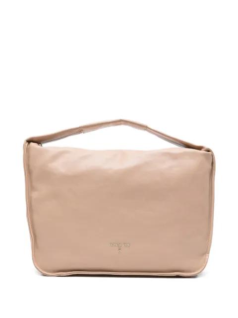 logo-appliqué clutch bag by PATRIZIA PEPE