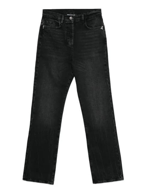 logo-appliqué jeans by PATRIZIA PEPE