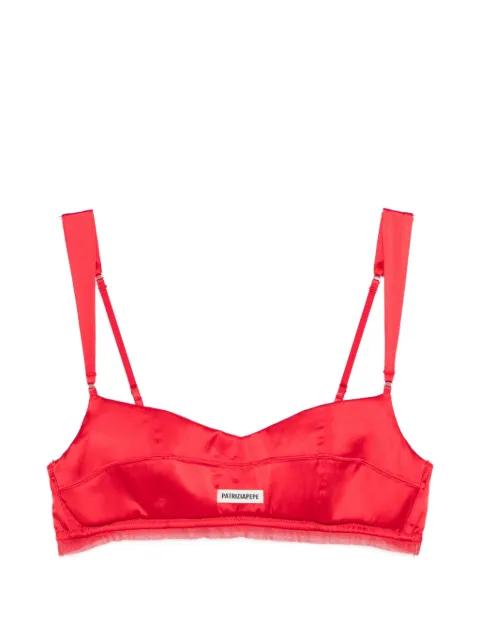 logo-detail bra by PATRIZIA PEPE