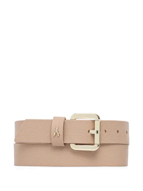 logo-detail buckle belt by PATRIZIA PEPE
