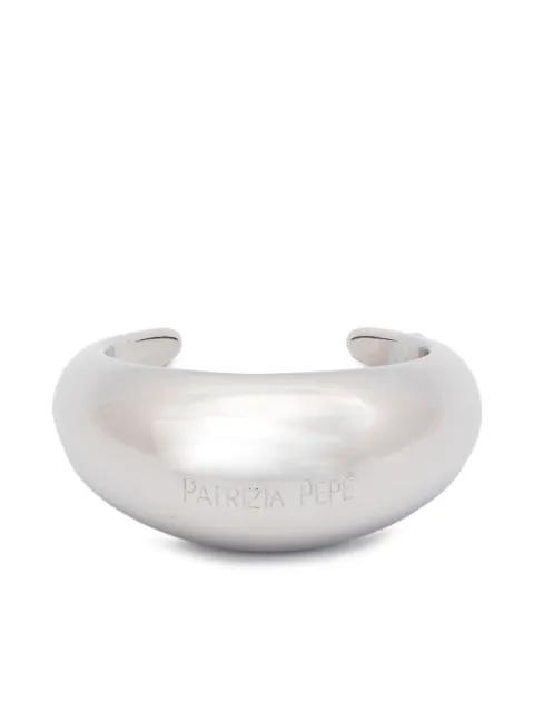 logo-detail cuff bracelet by PATRIZIA PEPE