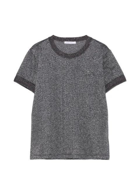 logo-detail short-sleeve T-shirt by PATRIZIA PEPE