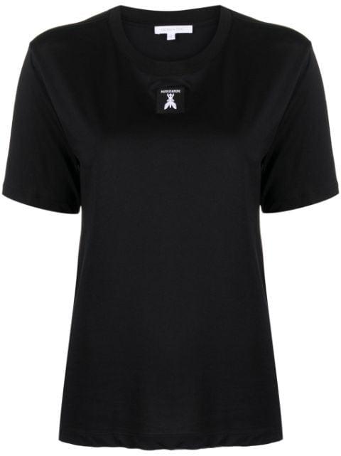 logo-patch cotton T-shirt by PATRIZIA PEPE