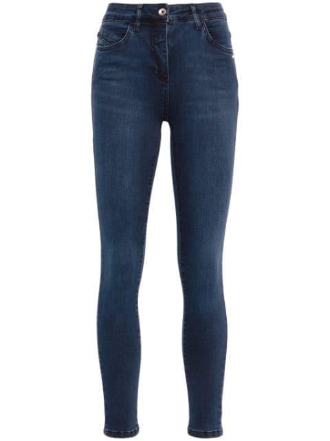 logo-plaque jeans by PATRIZIA PEPE