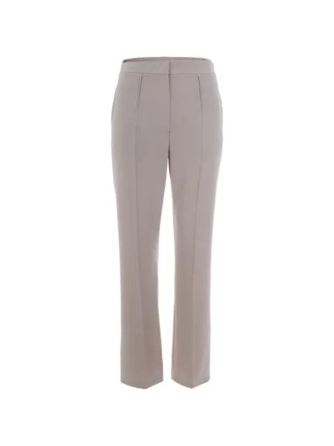 logo-plaque trousers by PATRIZIA PEPE