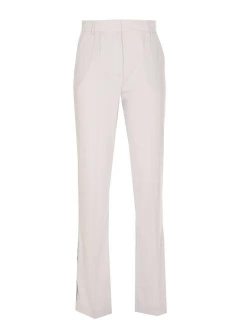 logo-plaque trousers by PATRIZIA PEPE