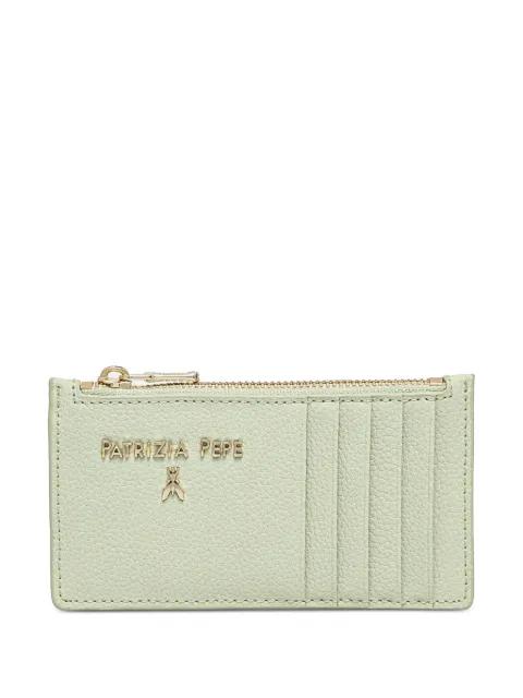 logo-plaque wallet by PATRIZIA PEPE