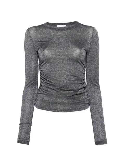 long-sleeve draping top by PATRIZIA PEPE