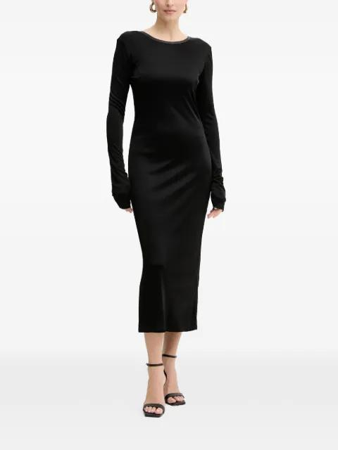 long-sleeve midi dress by PATRIZIA PEPE