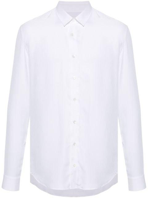 long-sleeve striped-jacquard shirt by PATRIZIA PEPE