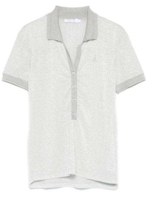 lurex polo shirt by PATRIZIA PEPE