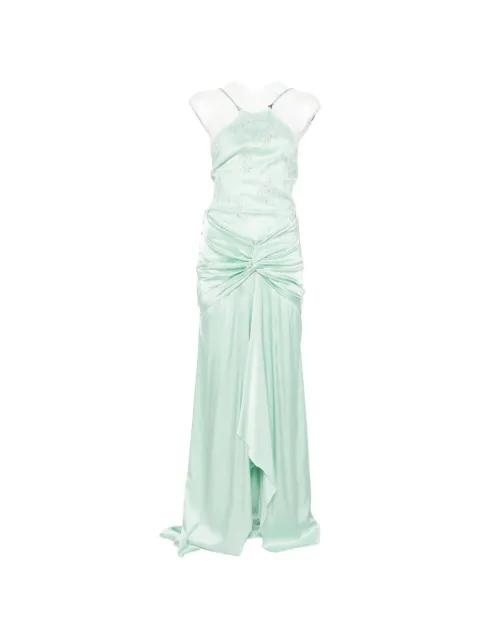 maxi jewel insert dress by PATRIZIA PEPE
