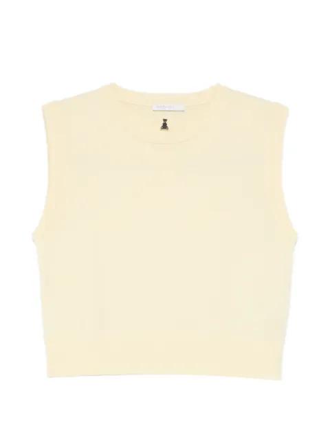neck neck sleeveless vest by PATRIZIA PEPE